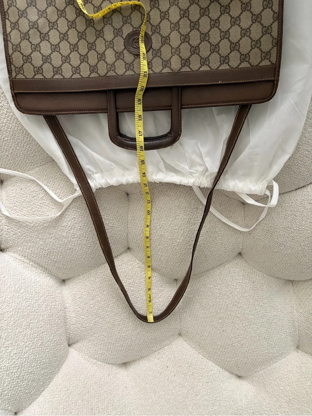 Vintage 1980s Gucci GG Supreme Portfolio / Briefcase